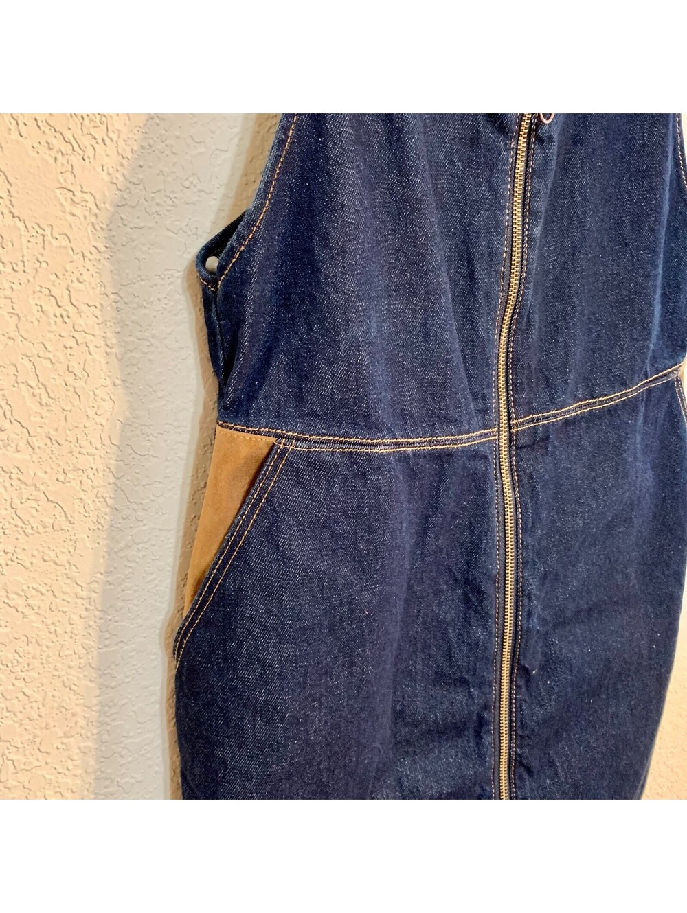 Z1975 Denim sleeveless zip-front dress - Picture 2 of 9